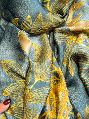 Flower Print Sun Protection Shawl&Scarf