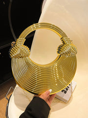 Chains Geometric Shiny Bags