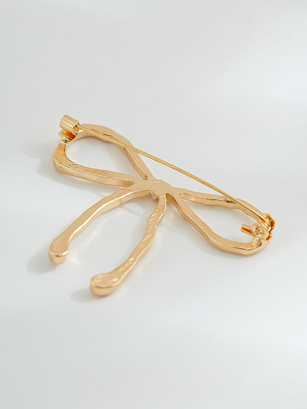 Bowknot Solid Color Brooch Accessories