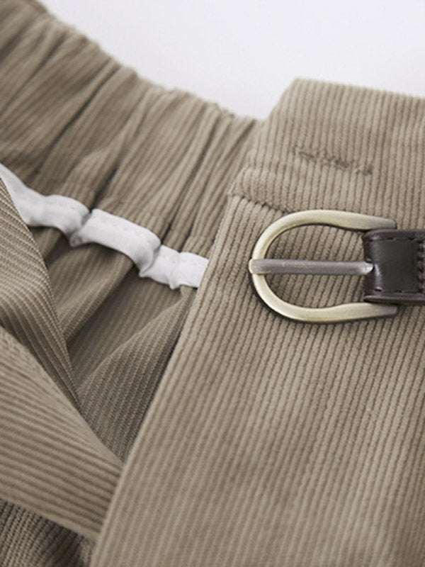 Pleated Solid Color Split-Joint A-Line High Waisted Skirts