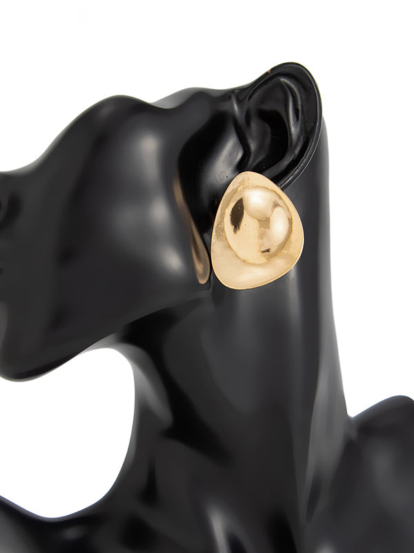Geometric Shiny Water Drop Earrings Accessories