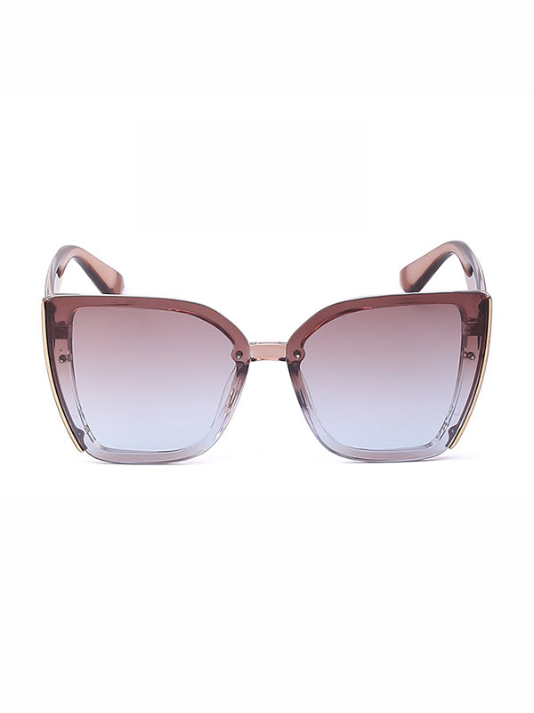 Geometric Sun-Protection Sunglasses Accessories