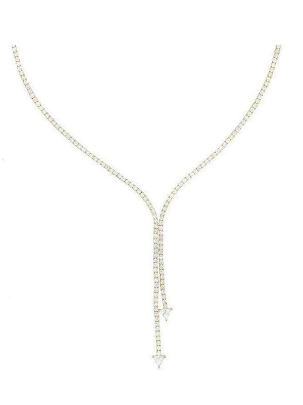 Urban Evening Normcore Rhinestone Necklaces Accessories