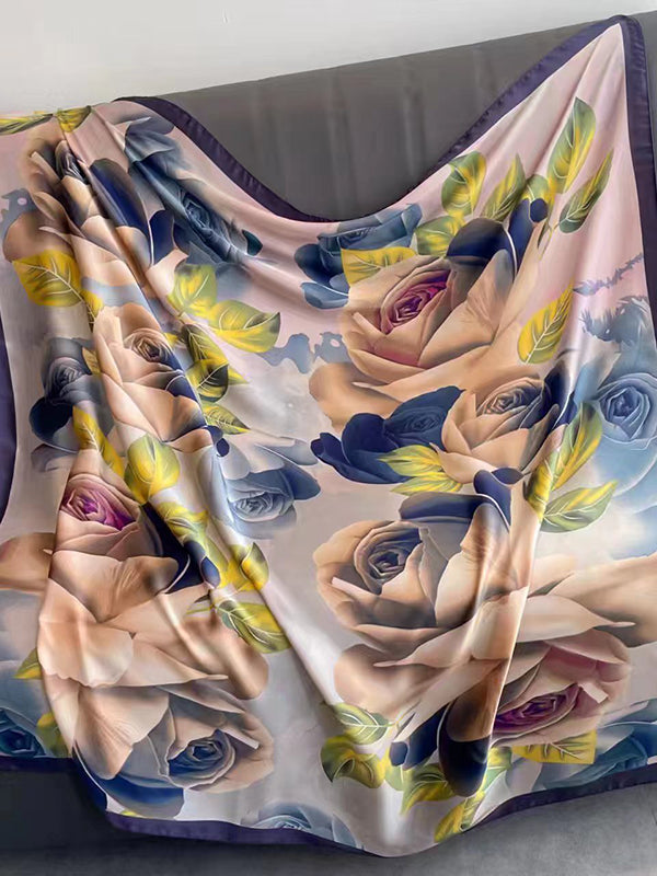 Floral Printed Scarf Headband