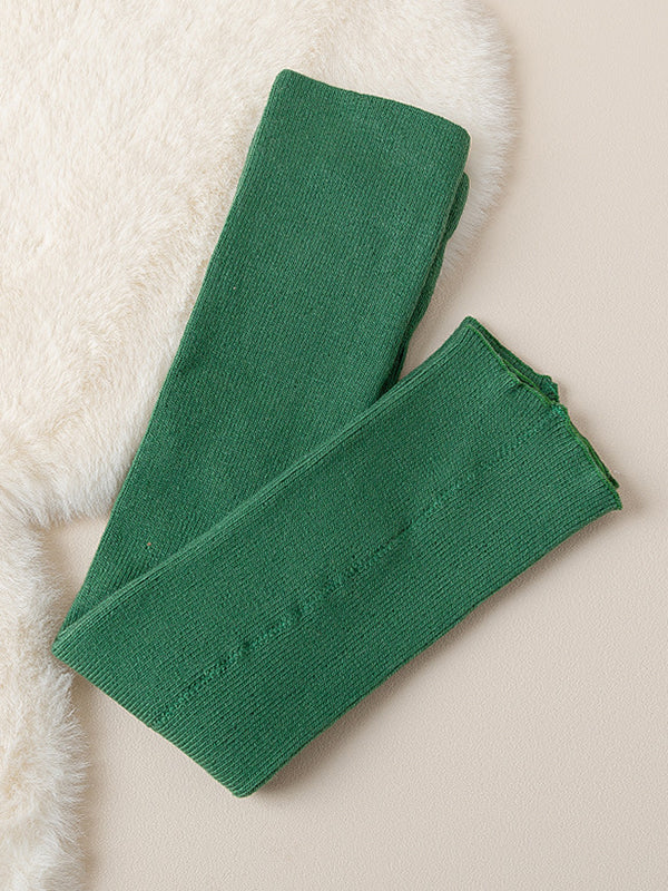 Casual Keep Warm Solid Color Leg Warmers Accessories