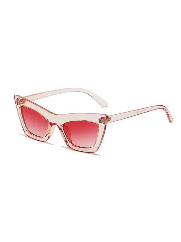 Geometric Sun-protection Sunglasses Accessories