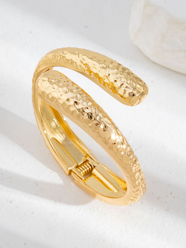 Geometric Pleated Shiny Irregularity Bracelet Accessories