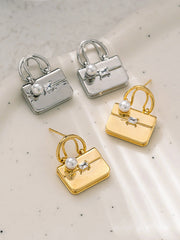 Geometric Rhine Stones Earrings Accessories
