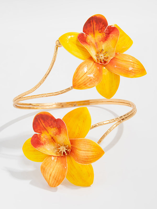 Chains Flower Shape Necklaces Accessories Earrings Accessories Armlet Accessories