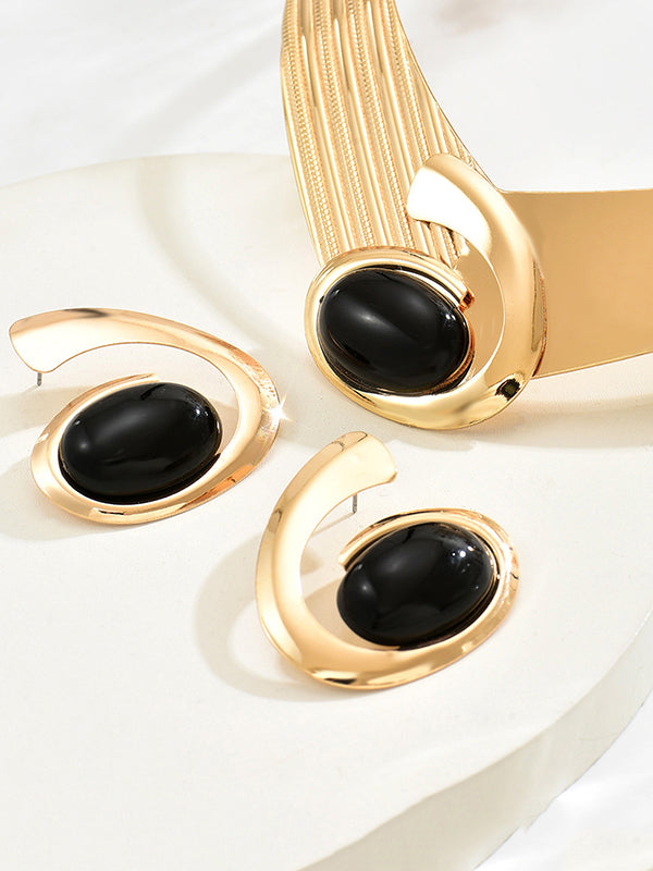 Geometric Necklaces Accessories Drop Earrings
