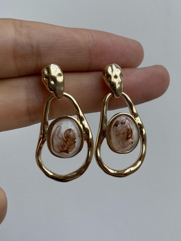 Geometric Hollow Irregularity Earrings Accessories