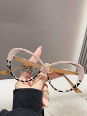 Contrast Color Geometric Sun-Protection Sunglasses Accessories