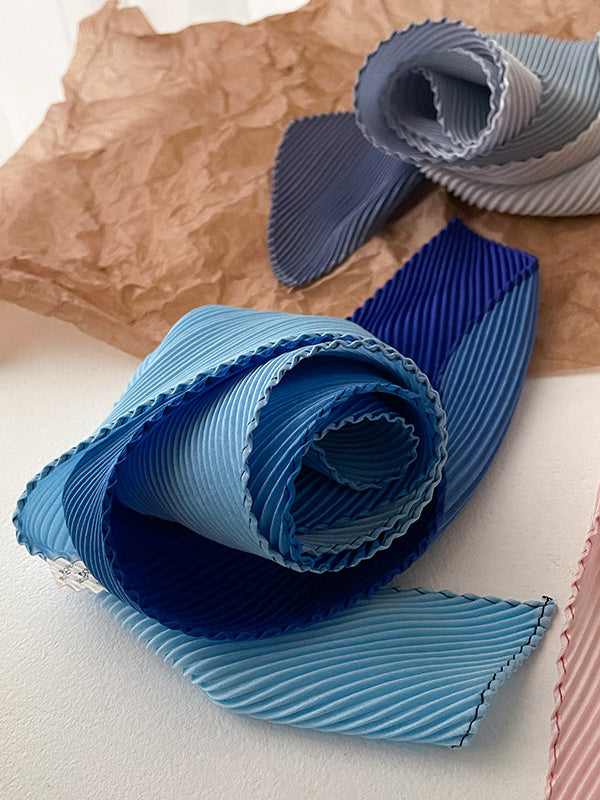 Gradient Pleated Sun protection Shawl&Scarf