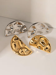 Geometric Solid Color Earrings Accessories