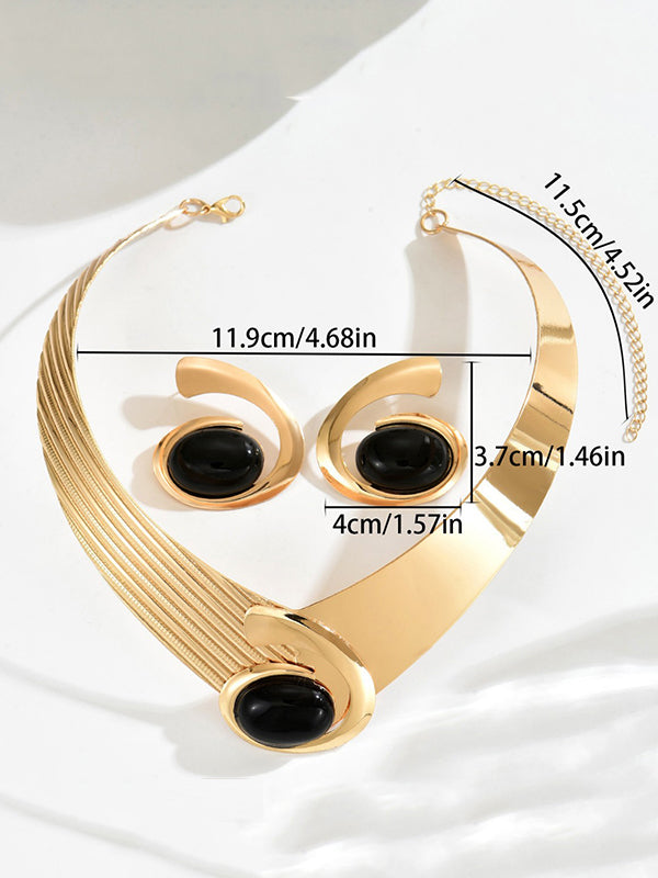 Geometric Necklaces Accessories Drop Earrings
