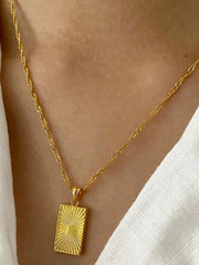 Chains Geometric Solid Color Necklaces Accessories