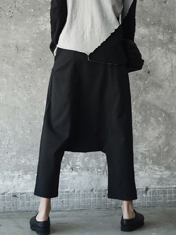 Light Split-joint Harem Pants