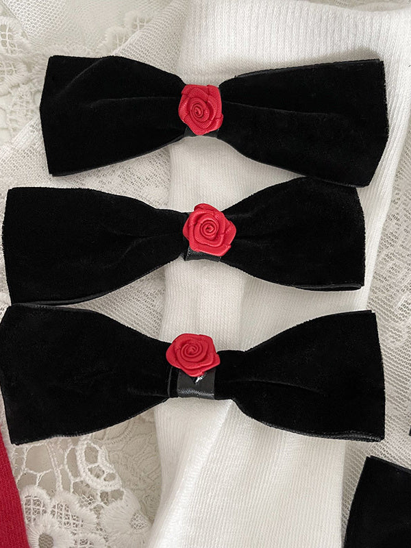 Bowknot Contrast Color Socks Accessories