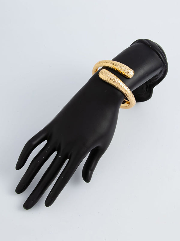 Geometric Pleated Shiny Irregularity Bracelet Accessories