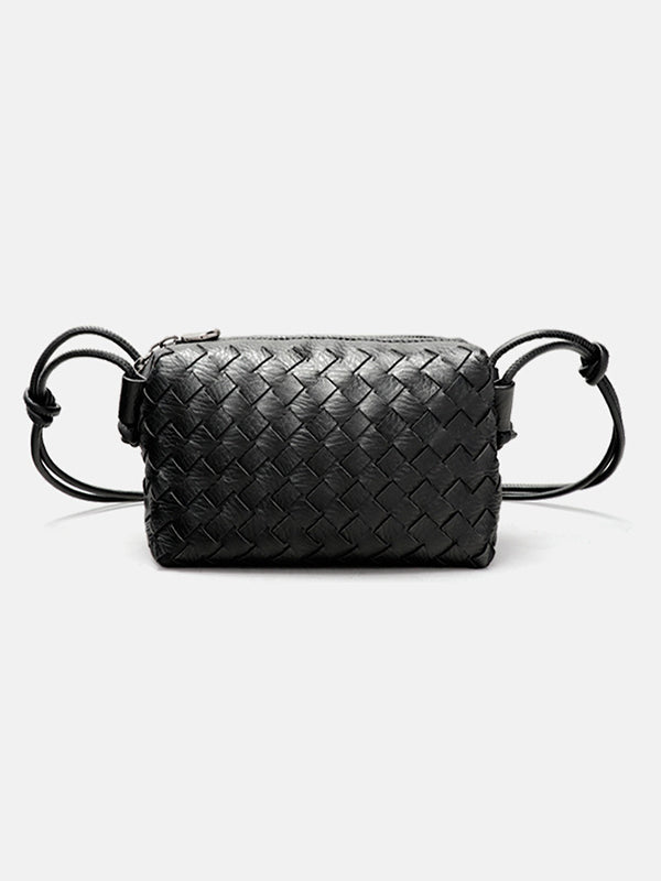 Woven Zipper Crossbody Bags Bags