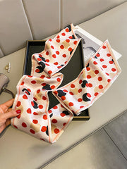 Contrast Color Polka-Dot Shawl&Scarf