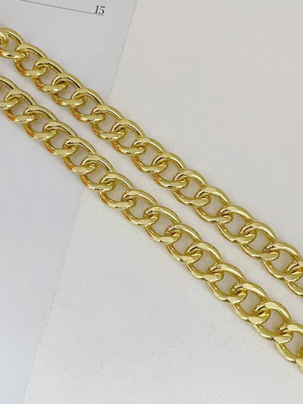 Chains Gradient Woven Crossbody Bags Bags