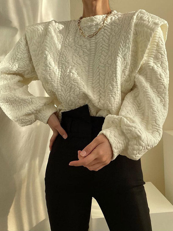Urban Loose Split-Joint False Two Sweatshirt