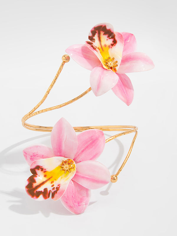 Chains Flower Shape Necklaces Accessories Earrings Accessories Armlet Accessories
