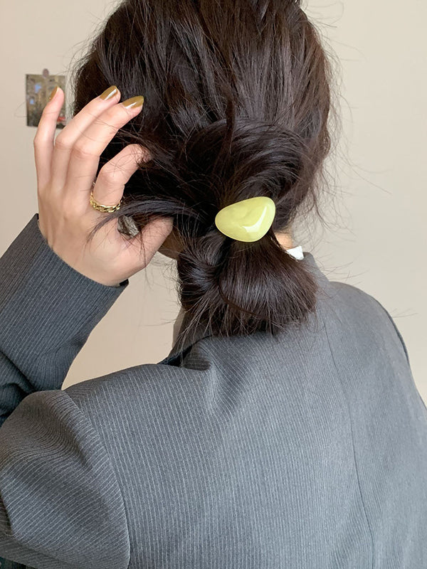 Geometric Stretch; Elastic Ponytailholder Hairtie Hairbobble Hair Accessories