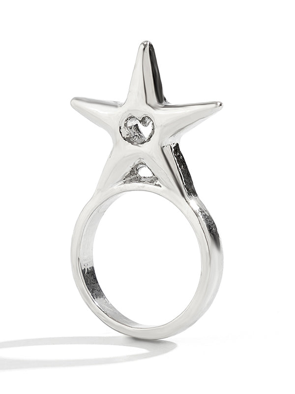 Hollow Star Shape Normcore Rings Accessories