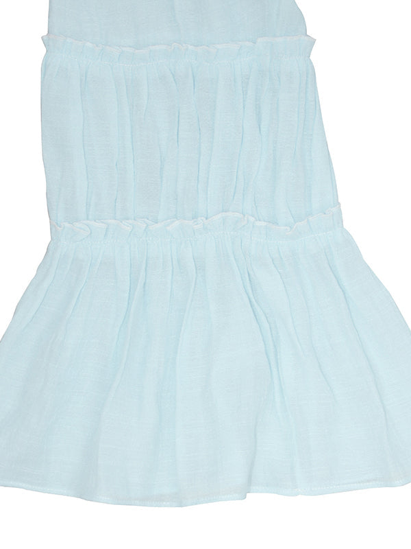 Urban Solid Color Pleated Puff Sleeves Off-The-Shoulder Blouse