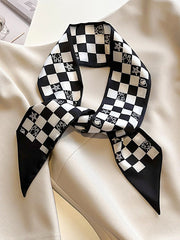 Checkerboard Contrast Color Shawl&Scarf
