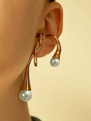 Asymmetric Geometric Normcore Ear Clip