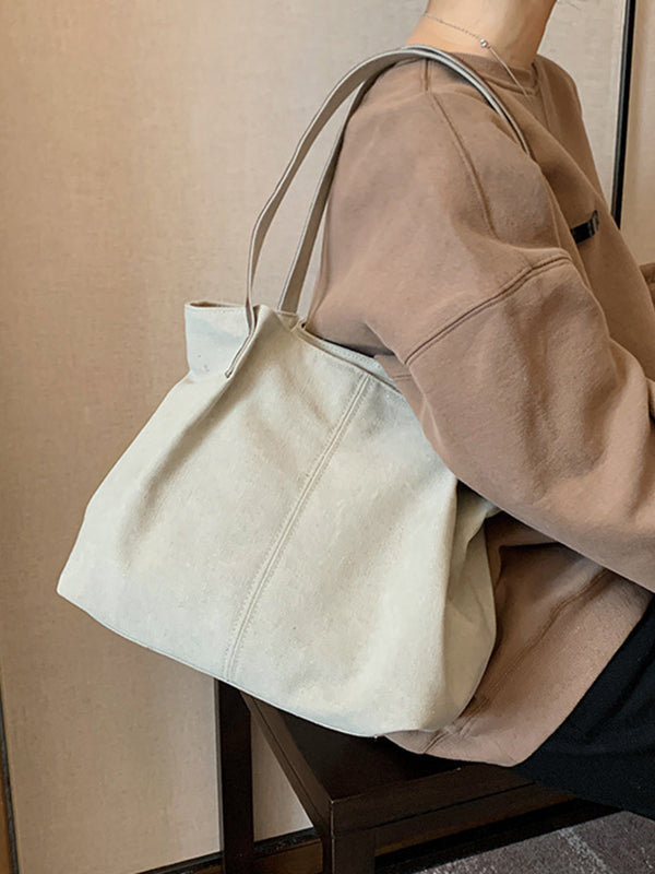 Simple Casual Canvas 3 Colors Bag