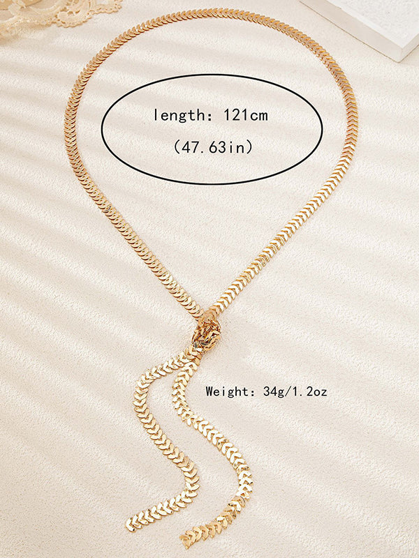 Geometric Knot Necklaces Accessories