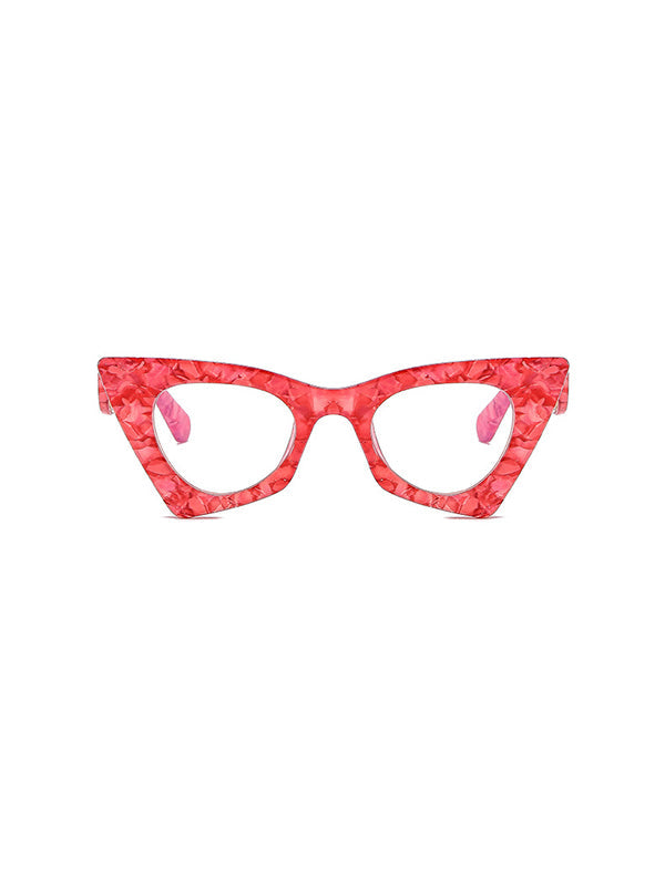 Geometric Hollow Sun-Protection Sunglasses Accessories