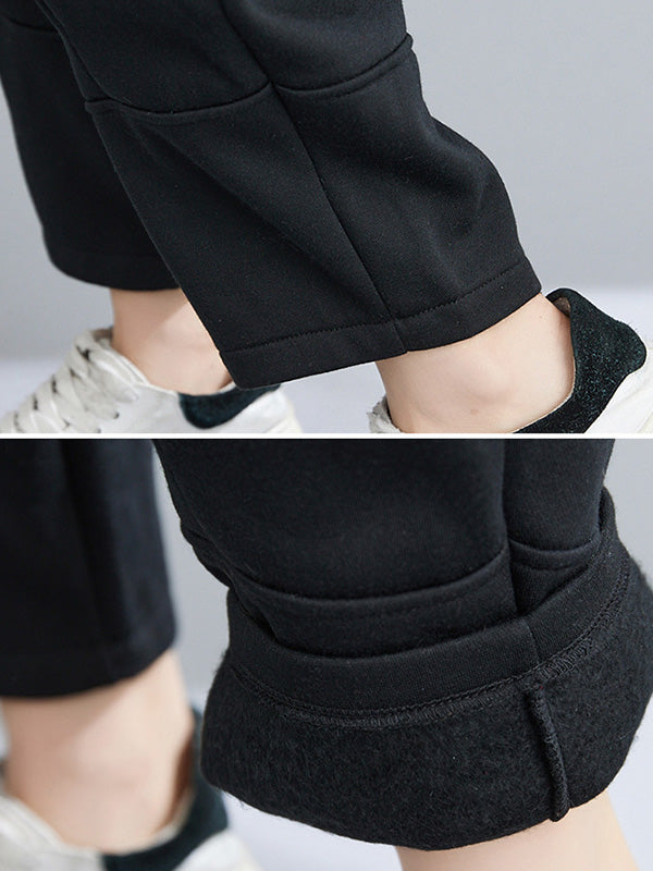 Casual Split-Joint Drawstring High Waisted Harem Pants