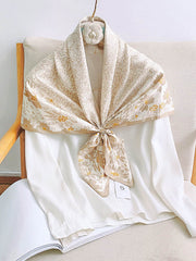 Flower Print Scarf