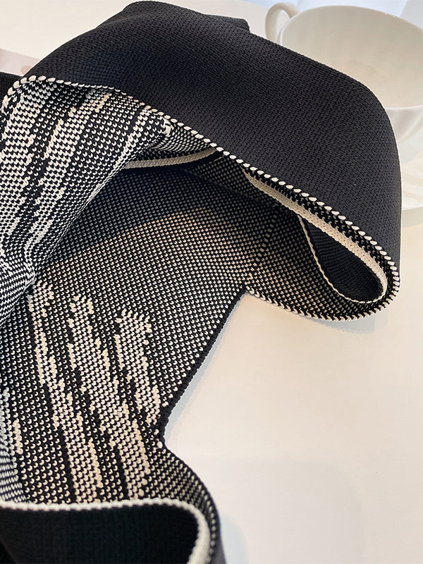 Checkerboard Striped Woven Handbag Bags