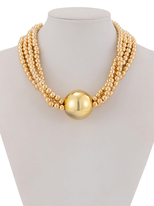 Beaded Solid Color Necklaces Accessories Dainty Necklace