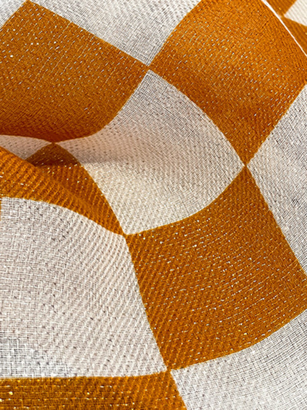 Simple Contrast Color Plaid Printed Scarf