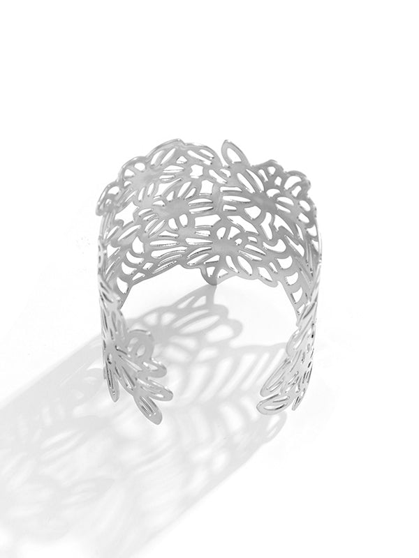 Geometric Hollow Solid Color Bracelet Accessories