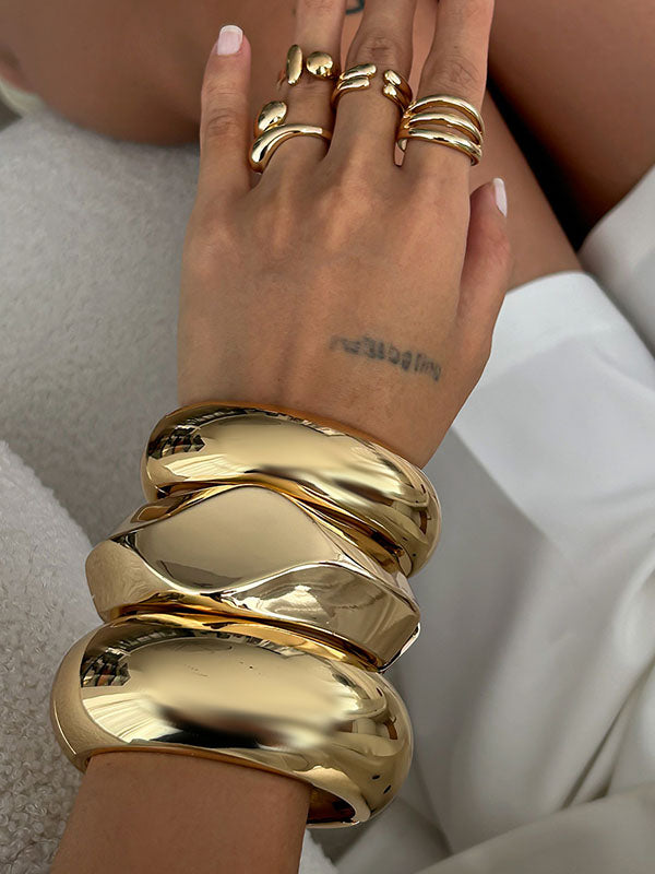 Geometric Solid Color Bracelet Accessories