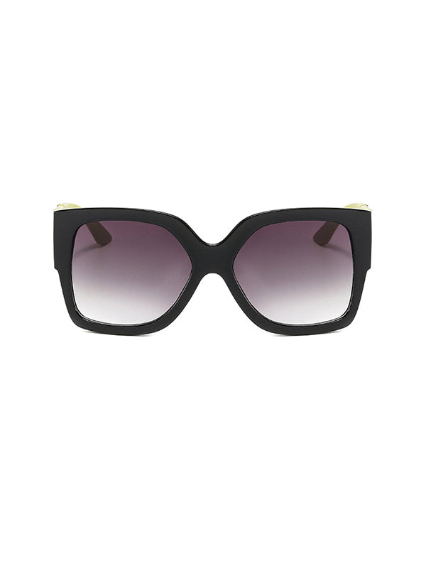 Geometric Hollow Sun-Protection Sunglasses Accessories