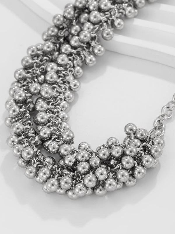 Chains Geometric Solid Color Necklaces Accessories