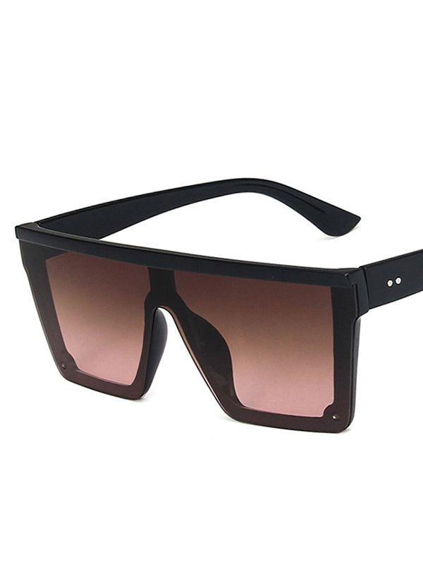 Geometric Sun-Protection Sunglasses Accessories