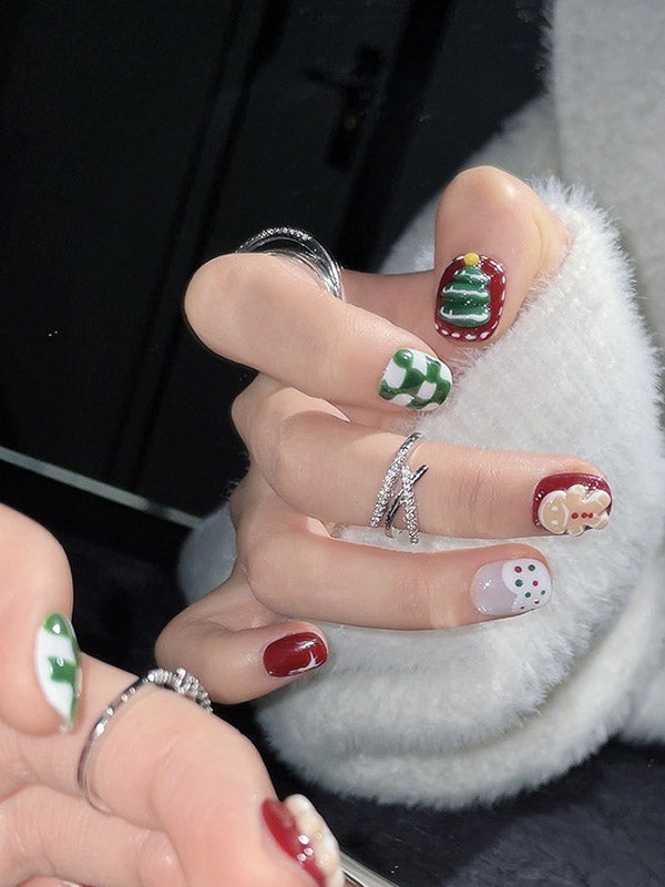 Detachable Printed Press-On Nails