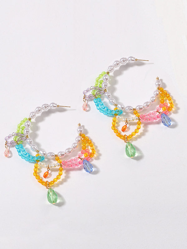 Geometric Drop Earrings