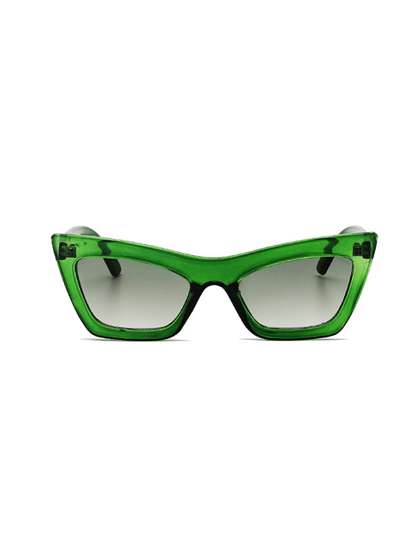Geometric Sun-protection Sunglasses Accessories