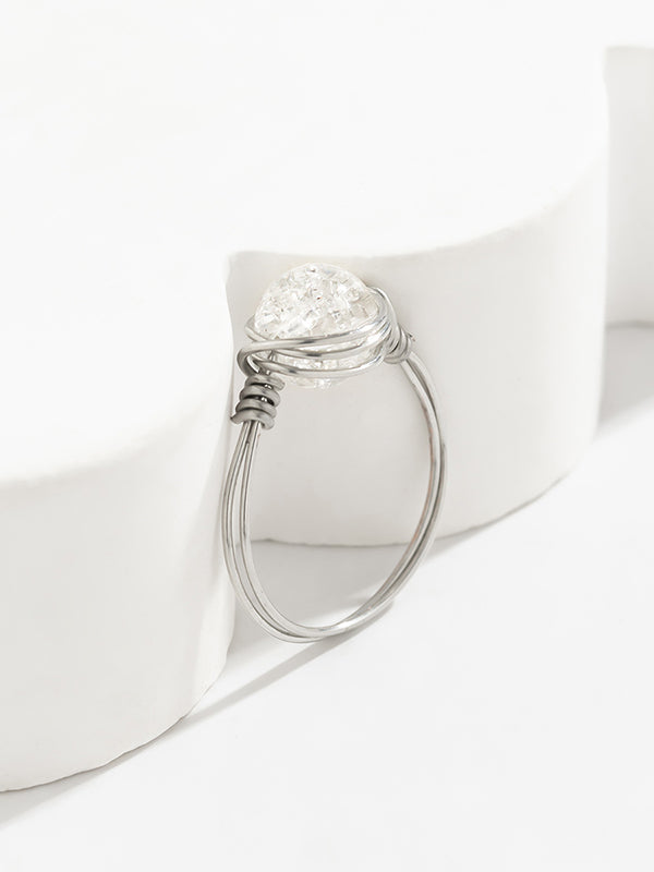 Casual Geometric Rings Accessories